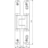 Simonswerk TECTUS TE240 3D unsichtbares Scharnier 155x21 Produktbild-Vorschau 2