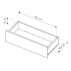 AX LIVING Sideboard mit Schubladen Sanremi Eiche Cremona Produktbild-Vorschau 13