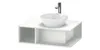 Waschtischunterbau D-NEO 1 of Fach 260x1000x550mm eiche Produktbild-Vorschau 2