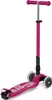 Micro Kinder Scooter Maxi Deluxe LED Faltbar , Hellrot Produktbild-Vorschau 2