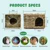 Kaninchenhaus, Sehr Großes Grashaus für Kaninchen - Produktbild-Vorschau 7