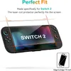 A screen protector is shown being applied to a Nintendo Switch 2. Produktbild-Vorschau