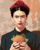 Zuty - Malen nach Zahlen - FRIDA KAHLO UND HAMBURGER, 40x50 Produktbild-Vorschau 1
