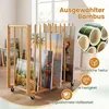 COSTWAY Opbergrek voor canvas, bamboe, droogrek, Productafbeelding-voorbeeld 4