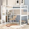 okwish Kinderbett 140 X 200 cm Hochbett Bettgestell mit Produktbild-Vorschau 1