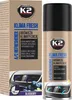 A product shot of an air conditioner refresher spray and its packaging. Náhľad obrázku produktu