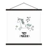MuchoWow® Textilposter Einhorn - Kinder - Zitate - Du bist Produktbild-Vorschau 1