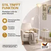 MONZANA® Stehlampe 175 cm Weiß Verstellbare Stehleuchte mit Produktbild-Vorschau 2