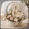 Rattan Pflanzkorb Blumenkorb Pflanzschale Halbkreis mit Produktbild-Vorschau 12