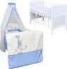 Baby-Delux Babybett Komplettbett Jack 140x70 Weiß Produktbild-Vorschau 1