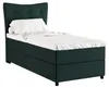 Boxspringbett, 90cm x 200cm, Grau, mit Bettkasten, Matratze Produktbild-Vorschau 2