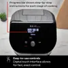 Close-up of an Instant Pot Vortex Plus Airfryer with text overlays highlighting features. Produktbild-Vorschau