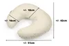 Coussin d’allaitement Flumi forme rogal, beige Voir les images du produit 3