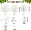 Adornos de copos de nieve de papel, decoración navideña, Vista previa de la imagen del producto 2