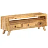 vidaXL TV-Schrank 110x30x40 cm Massivholz Mango -  TV-Möbel Produktbild-Vorschau 2