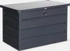 sweeek - Gartentruhe aus Metall 285 L - Anthrazit Produktbild-Vorschau 1