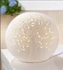 Gilde Tischleuchte, Lebensbaummotiv, Porzellan, weiß, VE 1, Voir les images du produit 4