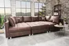 Moderne XXL Wohnlandschaft KENT 305cm braun Sofa mit Produktbild-Vorschau 6