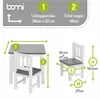 Salon pour enfants Amy - 4 chaises Gris / Blanc (GT) Voir les images du produit 8