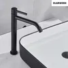 JULIA | Schwarz matt hohe Badarmatur | Premium Edelstahl Produktbild-Vorschau 3