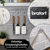com-four® 4x Saugnäpfe mit M4-Gewinde - Ø 30 mm - Extra Produktbild-Vorschau 4