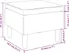 vidaXL Pouf con gambe in legno Velluto rosa Anteprima dell’immagine prodotto 5