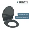 Sedile per WC SCHÜTTE duroplast SLIM ANTHRAZIT, sedile per Anteprima dell’immagine prodotto 6