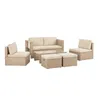 Juskys Polyrattan Gartenmöbel Set Salou - Lounge für 6 Produktbild-Vorschau 25