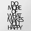 Wallity, Do More Of What Makes You Happy Metal Decor, Produktbild-Vorschau 4