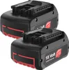 Two black and red power tool batteries are shown against a white background. Produktbild-Vorschau