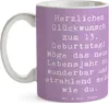 Mr. & Mrs. Panda Bedruckte Tasse Spruch 13. Geburtstag - Produktbild-Vorschau 3