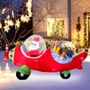 COSTWAY 220 cm Aufblasbarer Weihnachtsmann, Weihnachtsdeko Produktbild-Vorschau 7