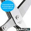 KRÄUTOX Kräuterschere 5 Klingen Edelstahl Kräutermesser mit Produktbild-Vorschau 3