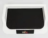 A dog bed with a black quilted cushion inside a white frame, placed on a white background. Produktbild-Vorschau