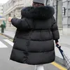 ASKSA Dámský kabát Zimní kabát Dlouhý péřový kabát Zimní Náhled obrázku produktu 7