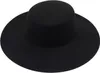 Retro-Damenhut großer Fedora-Hut mit breiter Krempe reine Produktbild-Vorschau 1