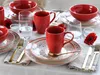 CreaTable, 24243, Joy Rot-bunt, Tellerset 12-tlg, Steinzeug Produktbild-Vorschau 4