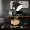 Briloner PREP Lampe de table design noir bois Ø14 cm 39.5 Voir les images du produit 2