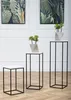 Howhomely Flower Stool Metal Black / White 40x24x24cm - Náhled obrázku produktu 5