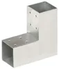 vidaXL Pfostenverbinder L-Form Verzinktes Metall 71 x 71 mm Produktbild-Vorschau 7
