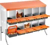VEVOR Dvoupatrové hnízdo pro nosnice 1320x525x990 mm, 10 Náhled obrázku produktu 1