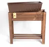 ECODECO Hochbeet aus Holz, Blumenkasten Balkon Terrasse, Produktbild-Vorschau 2