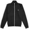 Fred Perry Taped Reißverschlusspullover Schwarz L Mann Produktbild-Vorschau 1