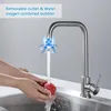 Cecipa Küchenarmatur 360° Drehbar Wasserhahn Küche Produktbild-Vorschau 6