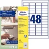Avery L4736REV-10, Bílá, Laserová/inkoustová tiskárna, 45.7 Náhled obrázku produktu 1