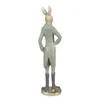Clayre & Eef Figur Kaninchen 40 cm Beige Grün Polyresin Produktbild-Vorschau 3
