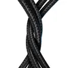 A close-up, studio shot of a braided black USB-C cable twisted together against a white background. Anteprima dell’immagine prodotto