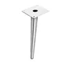 A single metal furniture leg. Voir les images du produit