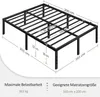 Yaheetech Metallbett Bettgestell 160 x 200 cm Bettrahmen Produktbild-Vorschau 7