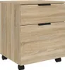 vidaXL Mobiler Aktenschrank mit Rollen Sonoma-Eiche Produktbild-Vorschau 13